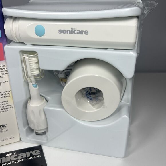 Optiva Sonicare Quadpacer Sonic Rechargable Toothbrush with 2 Heads - New - Picture 3 of 9